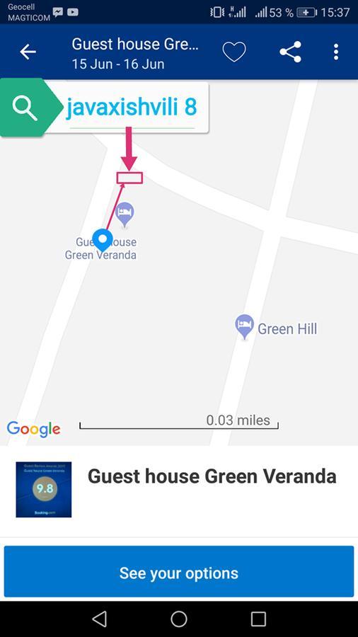 Guest House Green Veranda Mtsʼkhetʼa Bagian luar foto